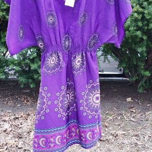 Rue21 Purple Design Dress Size SMALL / junior NWT